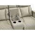 Regal Leather-gel Power Loveseat Cream Regal Leather-gel Power Loveseat Cream